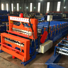 hebei xinnuo double layer 840+900 trapezoid metal sheets forming machines